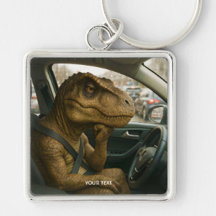 Fantasy Niedlich Dinosaur Autofahrer Auto Schlüsselanhänger