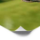 Fantasy Niedlich Dinosaur Drone Forest Poster (Ecke)