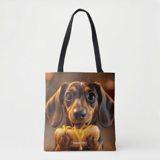 Fantasy Niedlich Dog Hot Dog Tasche (Vorderseite)