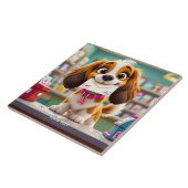 Fantasy Niedlich Dog Post Letter Fliese (Seite)