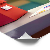 Fantasy Niedlich Dog Post Letter Poster (Ecke)