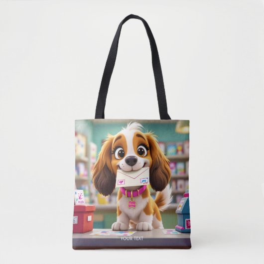 Fantasy Niedlich Dog Post Letter Tasche (Vorderseite)