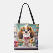 Fantasy Niedlich Dog Post Letter Tasche (Rückseite)