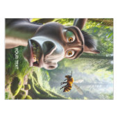 Fantasy Niedlich Donkey Sting Bee Tischdecke (Vorderseite (Horizontal))