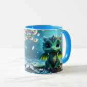 Fantasy Niedlich Dragon Baby Sakura Tasse (VorderseiteRechts)