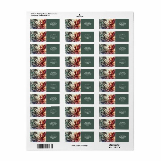 Fantasy Niedlich Dragon Phoenix Ink (Vorne)