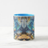 Fantasy Niedlich Dragon Stone Cavern Tasse (Zentrum)