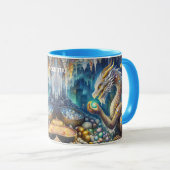 Fantasy Niedlich Dragon Stone Cavern Tasse (VorderseiteRechts)