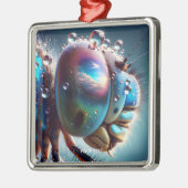 Fantasy Niedlich Dragonfly Macro Foto Ornament Aus Metall (Links)