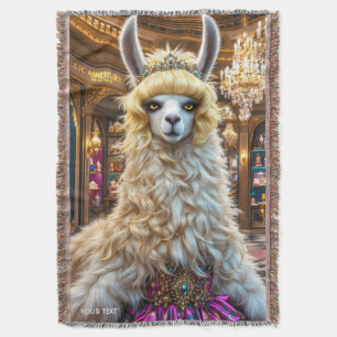Fantasy Niedlich Drama Llama Queen Decke
