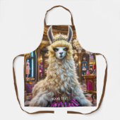 Fantasy Niedlich Drama Llama Queen Schürze (Vorderseite)