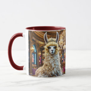 Fantasy Niedlich Drama Llama Queen Tasse