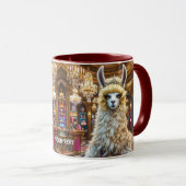 Fantasy Niedlich Drama Llama Queen Tasse (VorderseiteRechts)