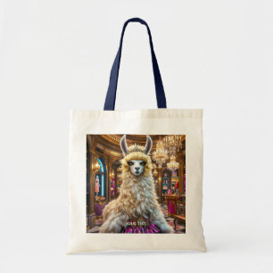 Fantasy Niedlich Drama Llama Queen Tragetasche