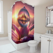 Fantasy Niedlich Drop Dew Blume Duschvorhang (Beispiel)