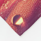 Fantasy Niedlich Drop Dew Blume Fleecedecke (Ecke)
