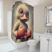 Fantasy Niedlich Duck Boxing Gloves Duschvorhang (Beispiel)