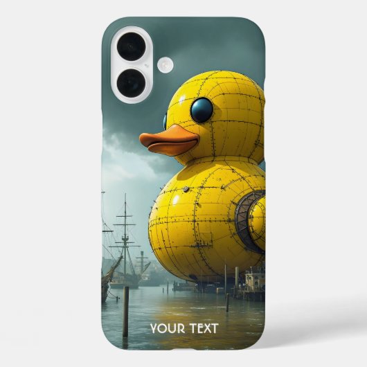 Fantasy Niedlich Duck War Ship Case-Mate iPhone Hülle (Rückseite)