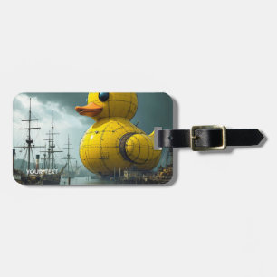 Fantasy Niedlich Duck War Ship Gepäckanhänger