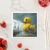 Fantasy Niedlich Duck War Ship Serviette (Beispiel)