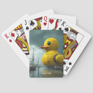 Fantasy Niedlich Duck War Ship Spielkarten