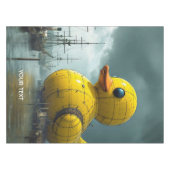 Fantasy Niedlich Duck War Ship Tischdecke (Vorderseite (Horizontal))