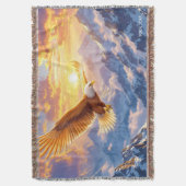 Fantasy Niedlich Eagle Mountains Sonnenaufgang Decke (Vorderseite Vertikal)