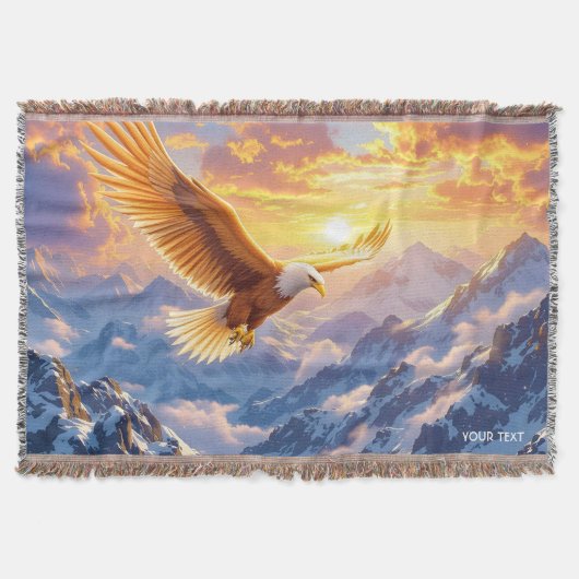Fantasy Niedlich Eagle Mountains Sonnenaufgang Decke (Vorderseite)