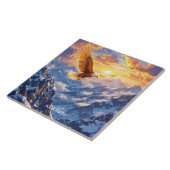 Fantasy Niedlich Eagle Mountains Sonnenaufgang Fliese (Seite)