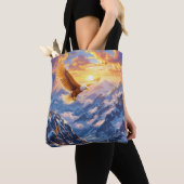 Fantasy Niedlich Eagle Mountains Sonnenaufgang Tasche (Von Nahem)