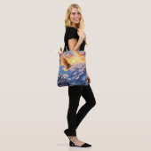 Fantasy Niedlich Eagle Mountains Sonnenaufgang Tasche (Am Model)