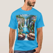 Fantasy Niedlich Earth Handfall T-Shirt (Vorderseite)