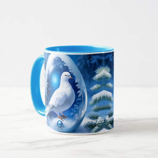 Fantasy Niedlich Egg Perltaube Tasse (Vorderseite Links)