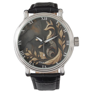 Fantasy Niedlich Elegante Fox Zeichnend Armbanduhr