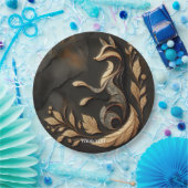 Fantasy Niedlich Elegante Fox Zeichnend Pappteller (Party)