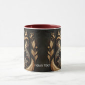 Fantasy Niedlich Elegante Fox Zeichnend Tasse (Zentrum)