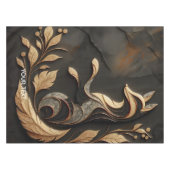 Fantasy Niedlich Elegante Fox Zeichnend Tischdecke (Vorderseite (Horizontal))