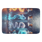 Fantasy Niedlich Elements Glasflaschen Badematte (Vorderseite)