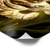 Fantasy Niedlich Enchanted Tiger Family Poster (Ecke)