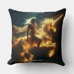 Fantasy Niedlich Ethereal Unterwasser Einhorn Kissen