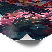 Fantasy Niedlich Exotic Planet Tee Poster (Ecke)