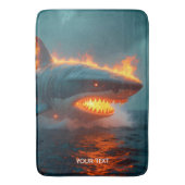 Fantasy Niedlich Fire Sharing Sea Badematte (Vorderseite Vertikal)