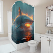Fantasy Niedlich Fire Sharing Sea Duschvorhang (Beispiel)
