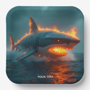 Fantasy Niedlich Fire Sharing Sea Pappteller