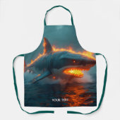 Fantasy Niedlich Fire Sharing Sea Schürze (Vorderseite)