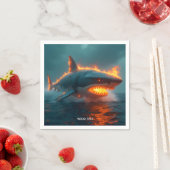 Fantasy Niedlich Fire Sharing Sea Serviette (Beispiel)