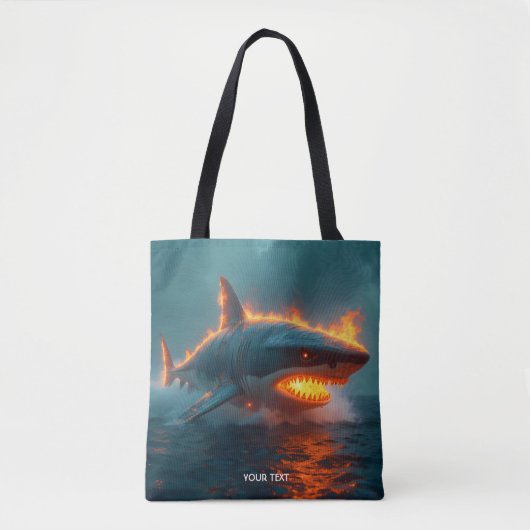 Fantasy Niedlich Fire Sharing Sea Tasche (Vorderseite)
