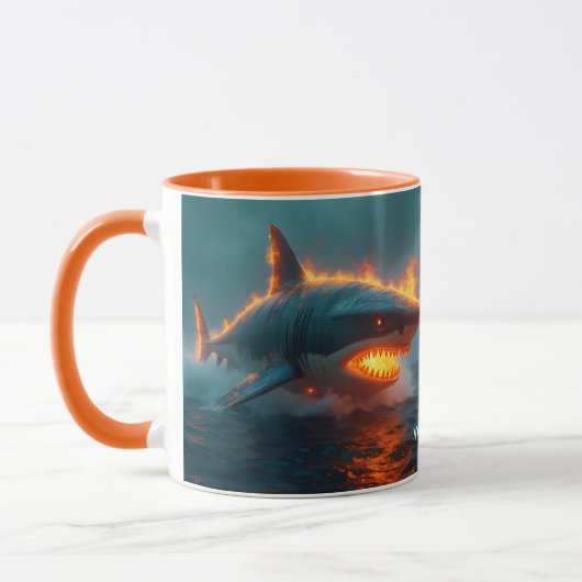 Fantasy Niedlich Fire Sharing Sea Tasse (Links)