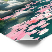 Fantasy Niedlich Fish Japanisches Mädchen Poster (Ecke)