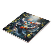 Fantasy Niedlich Fish Lake Blume Fliese (Seite)